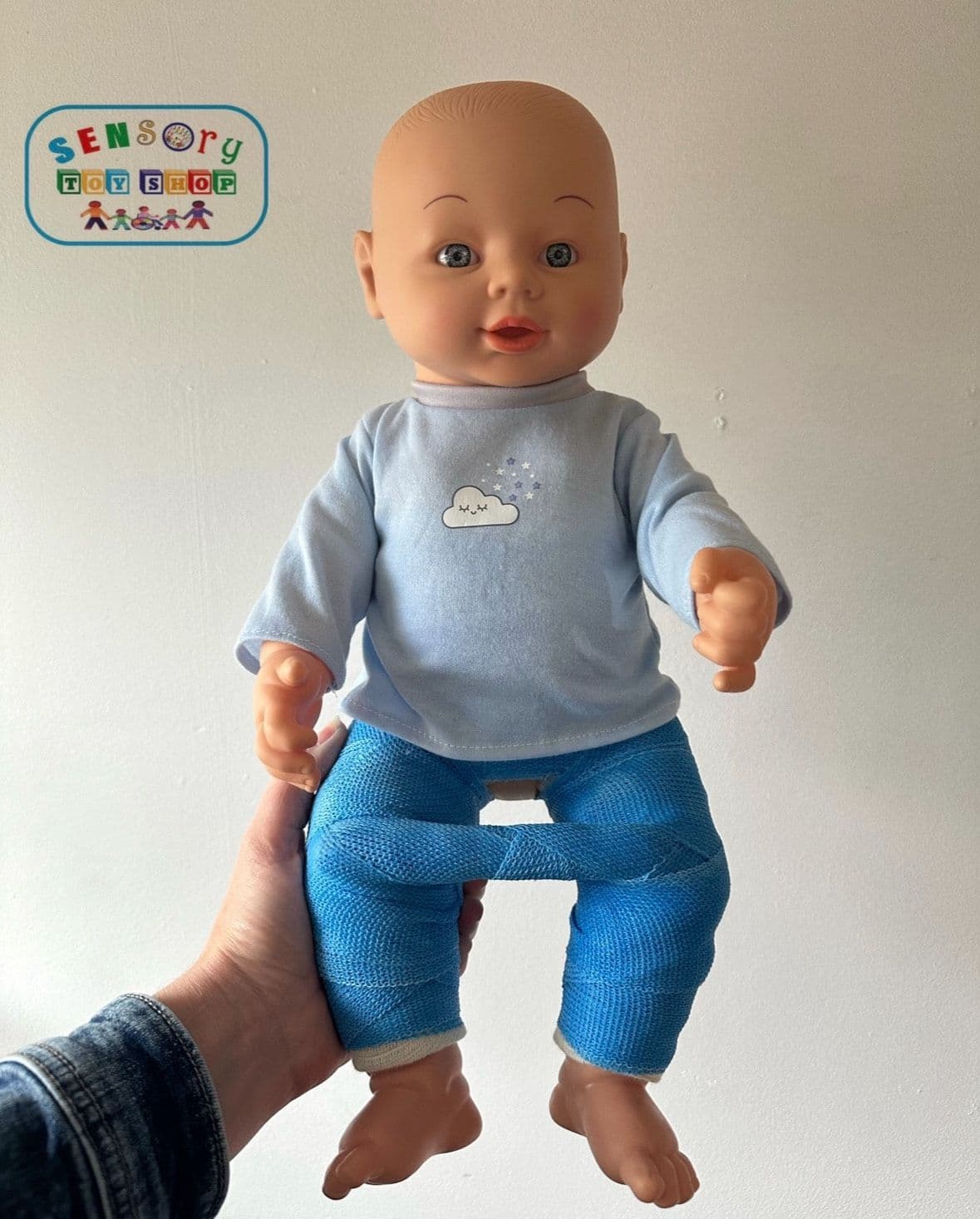 Doll with Hip Spica Cast Congenital Hip Dysplasia