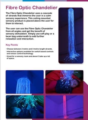 Fibre Optic Chandelier