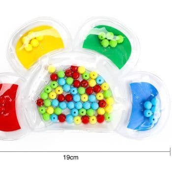 FLOWER BEAD MATCHING FIDGET PUZZLE