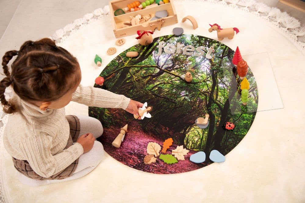 Forest Mat for the Sensory Mood Discovery Table