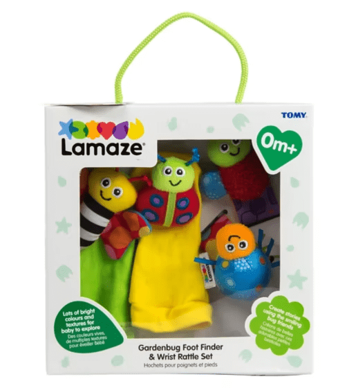Lamaze Set De Hochets Poignets Et Pieds Gardenbug – Jouet Sensoriel 0-6 Mois