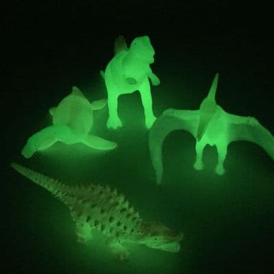 Glow in the dark dinosaur