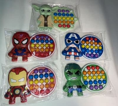 Hard Back Charactor Pop It