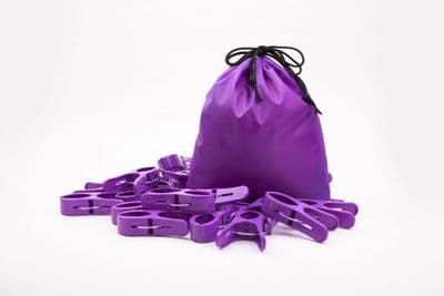 Large Pegs Purple (pack of 20)