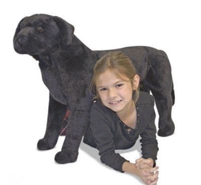 Life-Size Black Labrador - Melissa & Doug