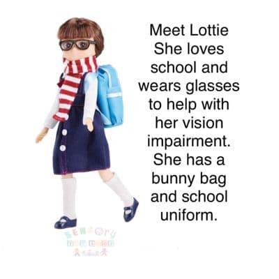Lottie School Days Doll (Doll With Glasses)