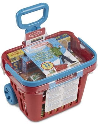 Melissa & Doug  Grocery Basket Play Set