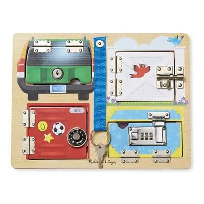 Melissa & Doug  Lock and Latches Board