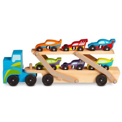 Melissa & Doug Mega Race-Car Carrier