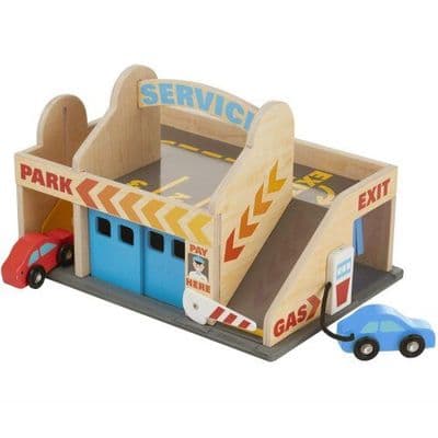 Melissa & Doug Service Station Parking Garage