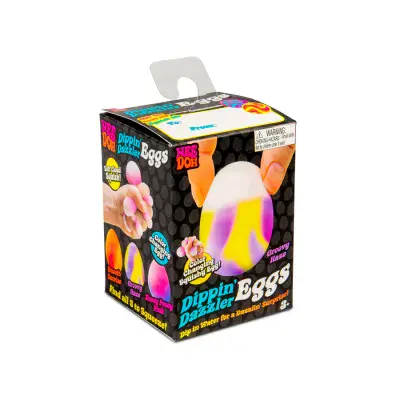 NeeDoh Dippin' Dazzler Eggs- Colour Changing Egg Easter Fidget Toy