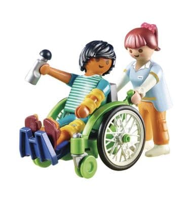 Playmobil Patient in Wheelchair