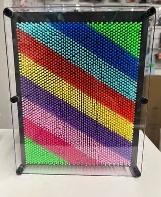Rainbow Pin Art