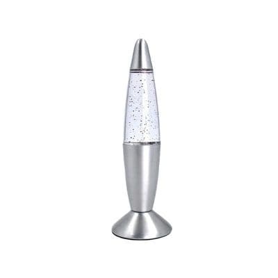 Rocket shake and shine glitter lamp
