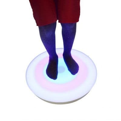 Round Sensory Floor Tile Interactive Light Up Touch Sensitive – 50cm