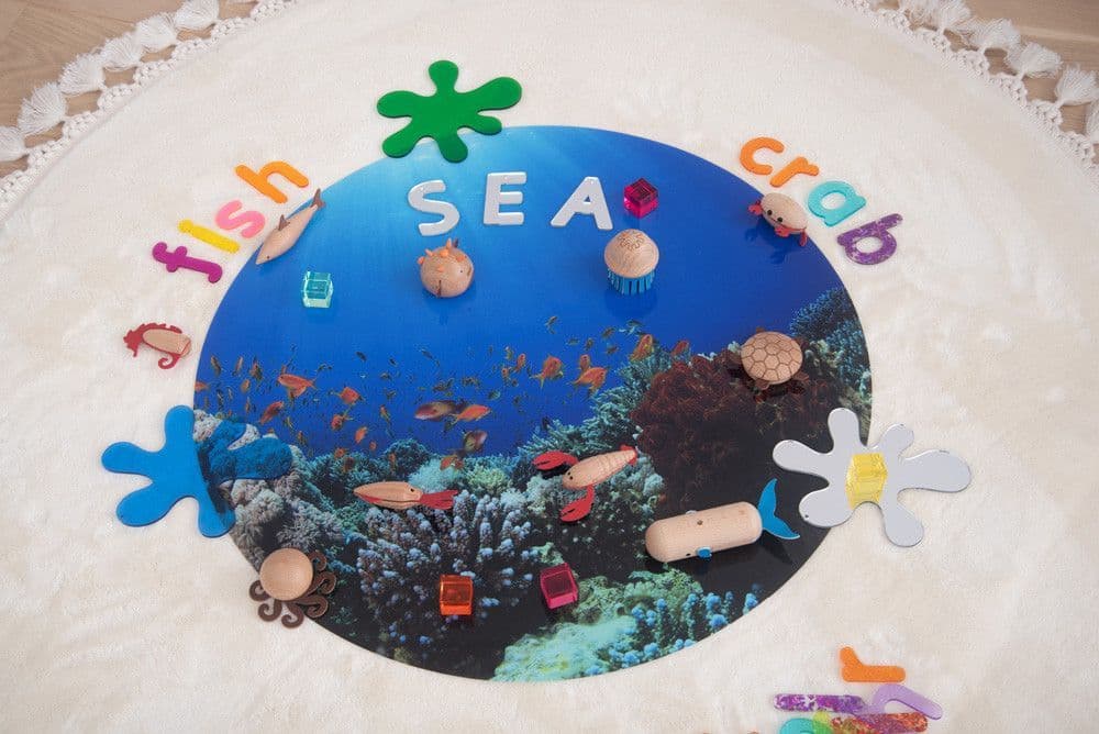 Sea Mat for the Sensory Mood Discovery Table