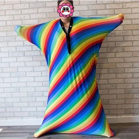 Body Sock Pattern Sensory Rainbow Pattern Body Sock Autism ADHD