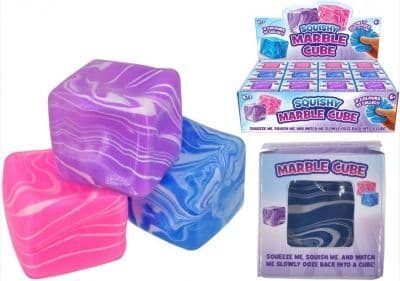 Sensory Super Squeeze Squish Marble Cube