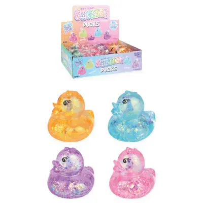 Sparkly Duck Squeeze Toy with Sugar Maltose