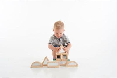 Tickit Large Mirror Block Set - Pk8