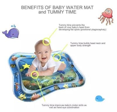 Tummy Time Baby Water Mat