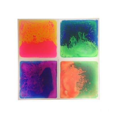 UV Sensory Liquid Floor Tiles x4