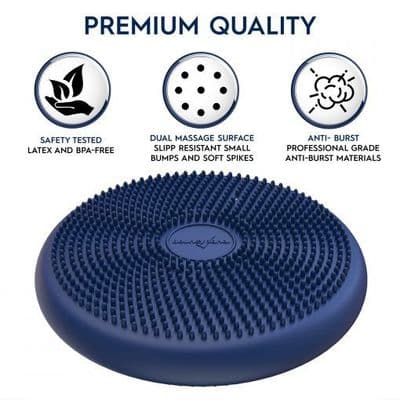 Wiggle Seat Little Sensory Cushion Blue 27cm