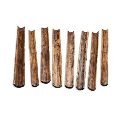 Wooden Water Channelling ( 8 x 1m lengths)