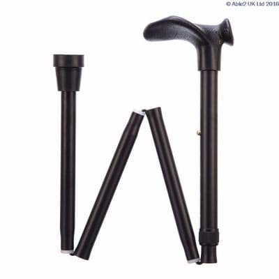Able 2 Comfort Grip Folding Walking Stick - R/H