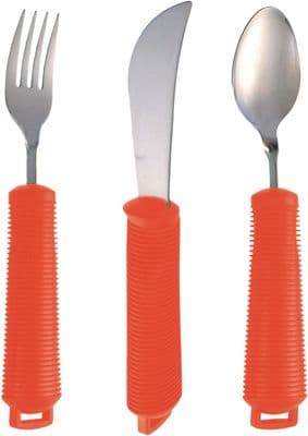 Bendable Cutlery Set - Red