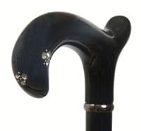 Classic Canes Ladies Crystal Derby Walking Cane