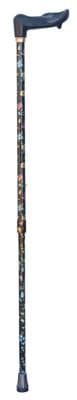 Classic Canes Orthopaedic Cane - Black Floral