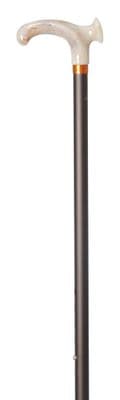 Classic Canes Relax-Grip Orthopaedic Cane - Brown With Marbled Handle