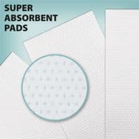 Commode Liners With Absorbent Pads - Box Of 50
