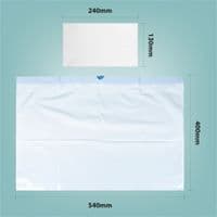 Commode Liners With Absorbent Pads - Box Of 50