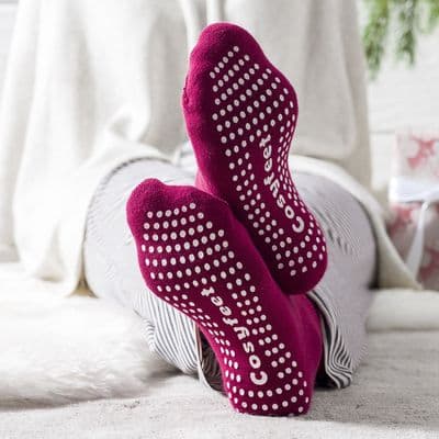 Cosyfeet Gripped Socks - Size 4-7