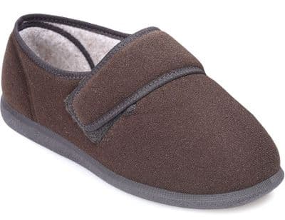 Cosyfeet Richie Slipper - Brown