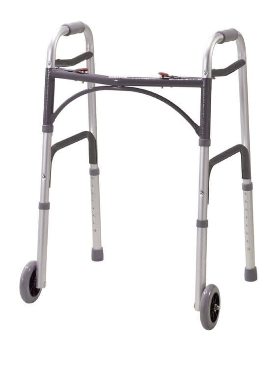 Drive Folding Walking Frame With Wheels