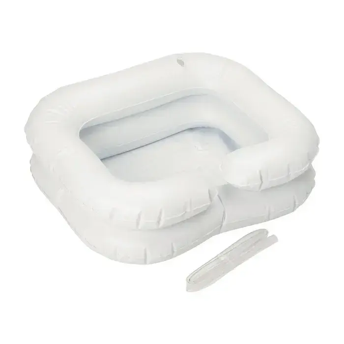 Circa Air Inflatable Hair Washing Basin For Bedridden - Wash Hair In B With Inflatable Shampoo Basin Portable Shampoo Bowl With Pillow For Extra Comfort The Perfect Inflatable Sink For Locs Detox - View #4