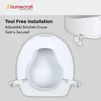 Homecraft Savanah Raised Toilet Seat With Lid - 4