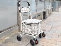 Jive Shopping Trolley - Brown Check