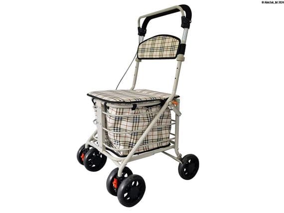 Jive Shopping Trolley - Brown Check