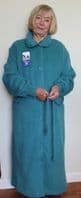100% Wool Pyrenean Button Style Gown Emilie in Opal