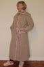 100% Wool Pyrenean Button Style Gown Emilie in Sahara