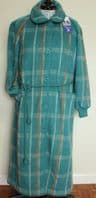 100% Wool Pyrenean Button Style Gown Emilie in Turquoise