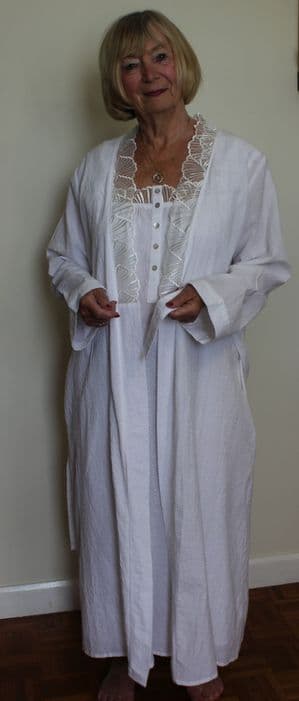 Cyberjammies Seersucker Nightdress and Wrap Size 12