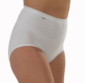 Marlon 95% Cotton 5% Elastane Full Briefs White