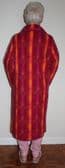SALE Shorter Length Monique Pyrenean Wool Dressing Gown In Flame