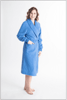Shorter Length  Wendy  Pyrenean Wool Wrap Dressing Gown