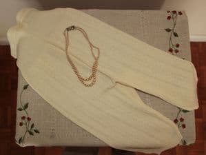 Siesta 100% Wool Long Leg Knickers 10/12 Cream